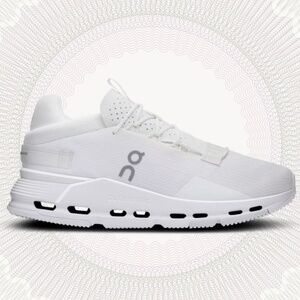 Like NEW On Cloudnova 2 All White Women’s Shoes US 8.5